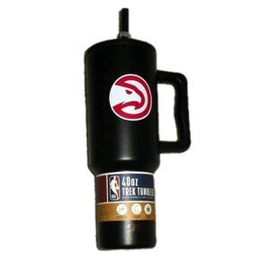 Atlanta Hawks Stainless Steel 40 oz. Trek Tumbler Cup Staw New Nba Black Color